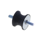 Concave vibration dampings with screw bolt on both side 40 X 30 - MOD. MMS-0